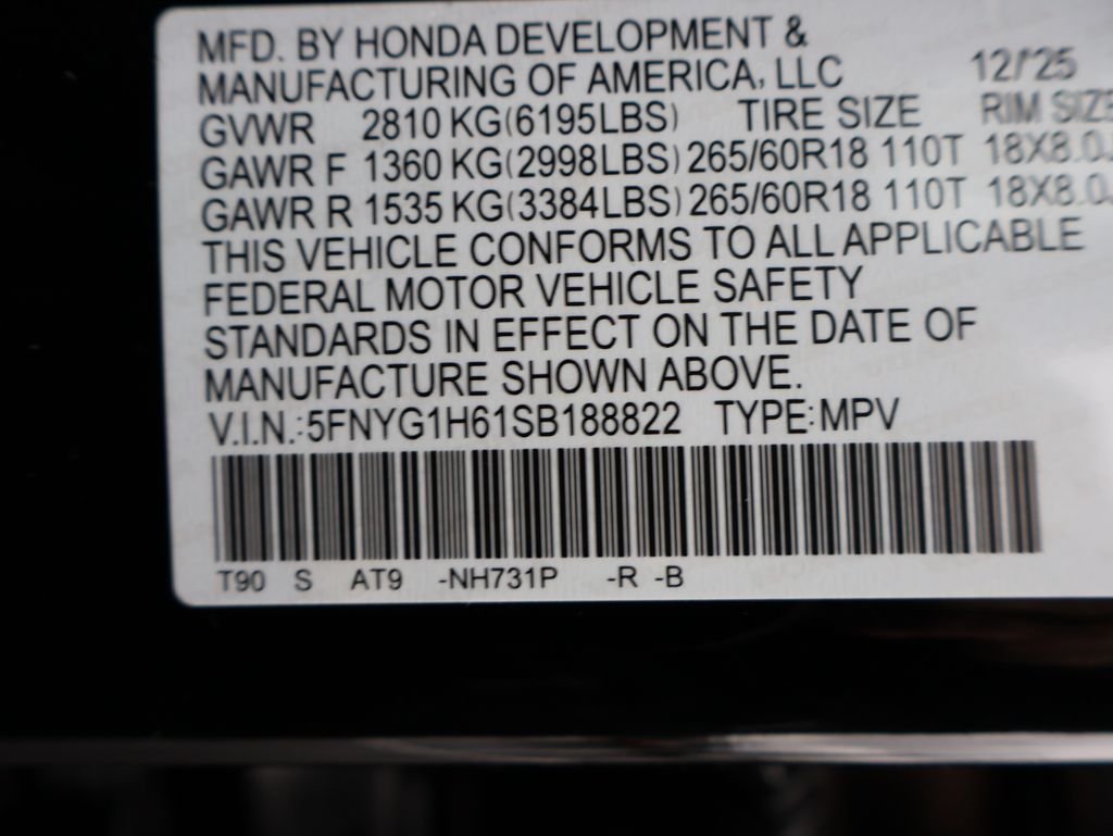 Used 2025 Black Honda TrailSport image 36