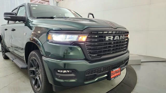 New 2026 Serrano-Green Metallic Exterior Paint RAM Laramie image 16