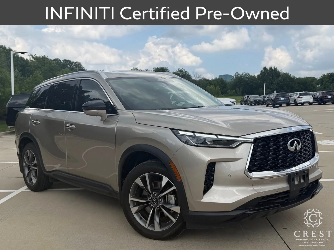 Certified Used 2024 Warm Titanium INFINITI LUXE image 1
