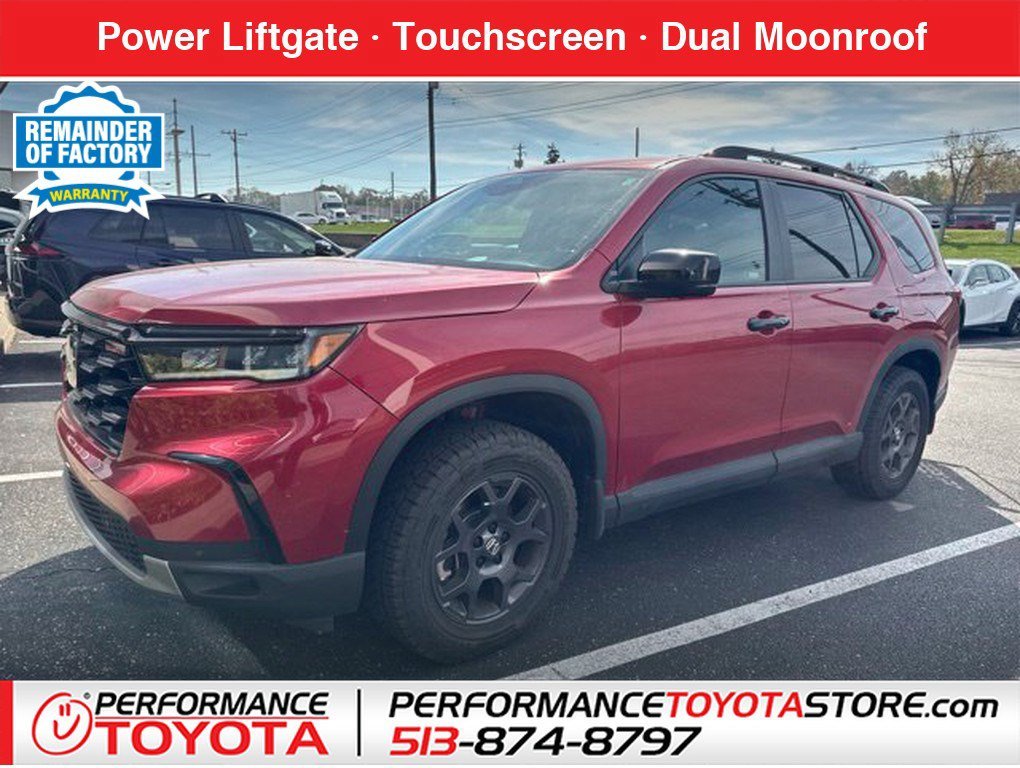 Used 2025 Radiant Red Metallic II Honda TrailSport image 1