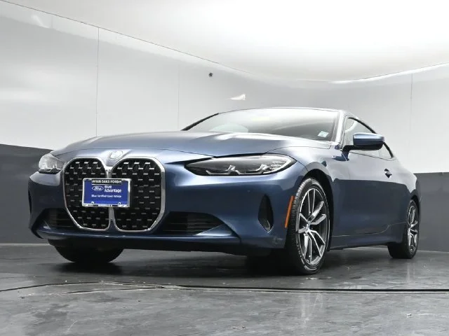 Certified Used 2021 Arctic Race Blue Metallic BMW 430i xDrive image 35