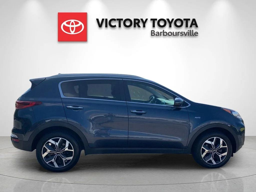 Used 2021 Blue Kia EX image 6