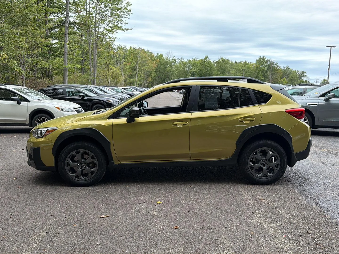 Used 2021 Plasma Yellow Pearl Subaru Sport image 11