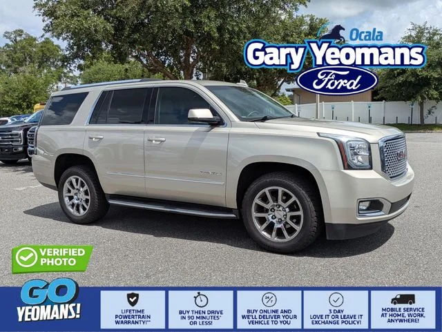 Used 2017 Sparkling Silver Metallic GMC Denali image 1