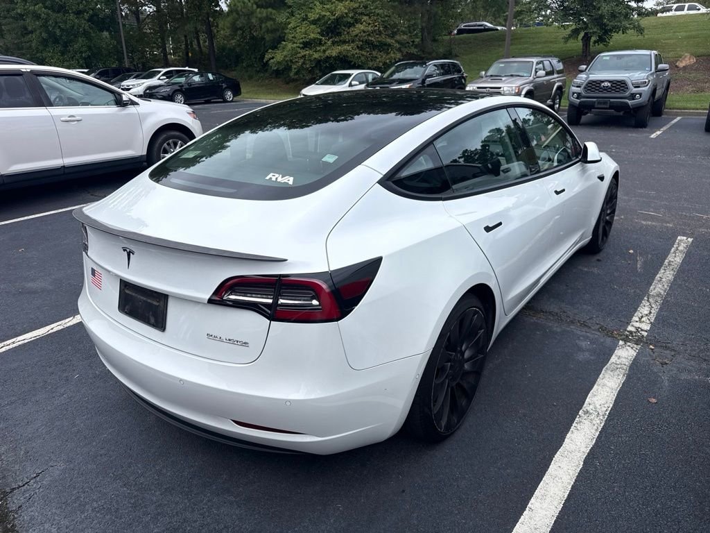Used 2022 Tesla Model 3 Performance with VIN 5YJ3E1EC6NF254313 for sale in Midlothian, VA
