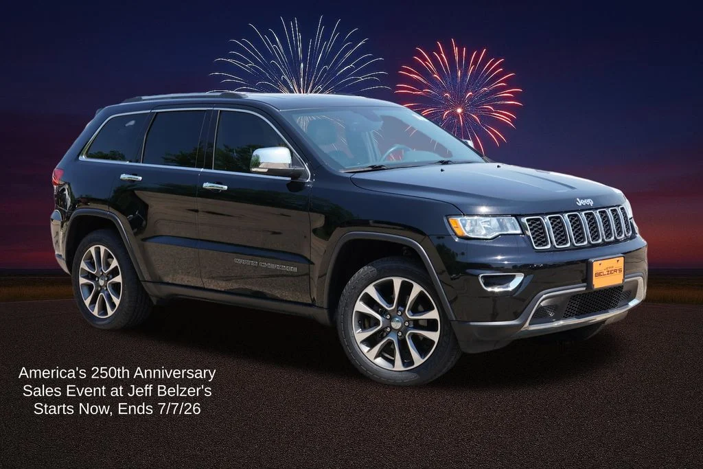 Certified Used 2018 Diamond Black Crystal Pearlcoat Jeep Limited image 1