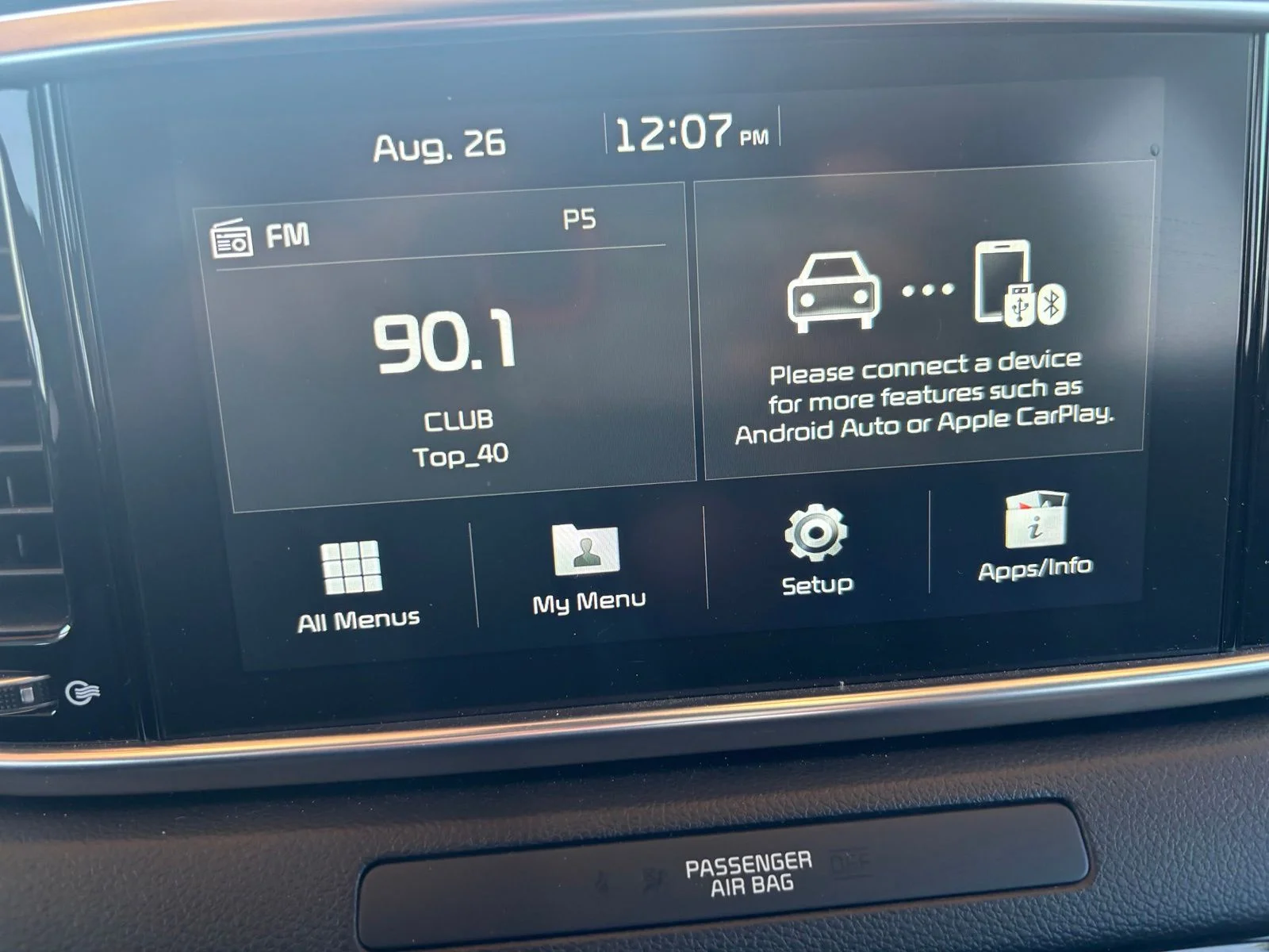 Used 2021 White Kia EX image 11