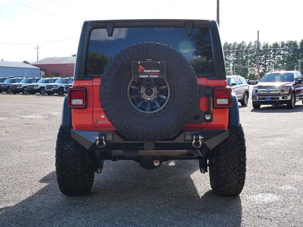 Used 2018 Orange Jeep Unlimited Rubicon image 5
