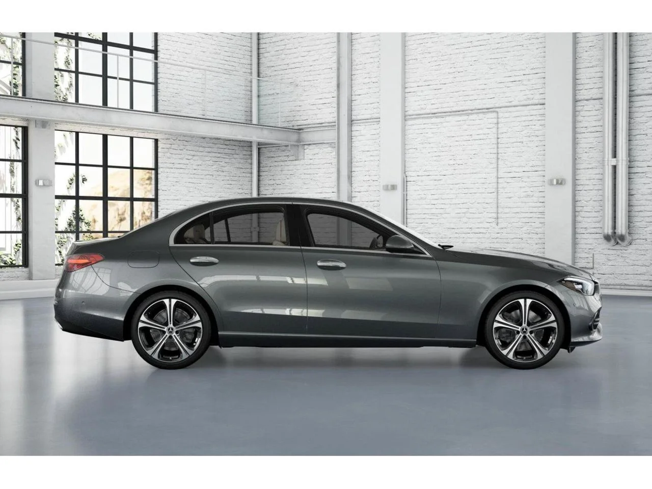 New 2026 Selenite Grey Metallic Mercedes-Benz C 300 image 2