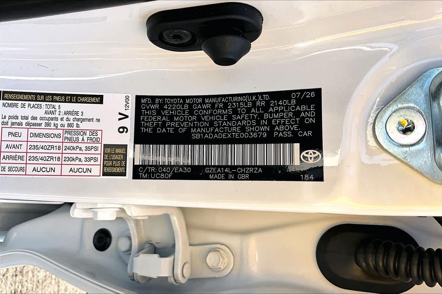 New 2026 Ice Cap Toyota GR Corolla Premium Plus image 17