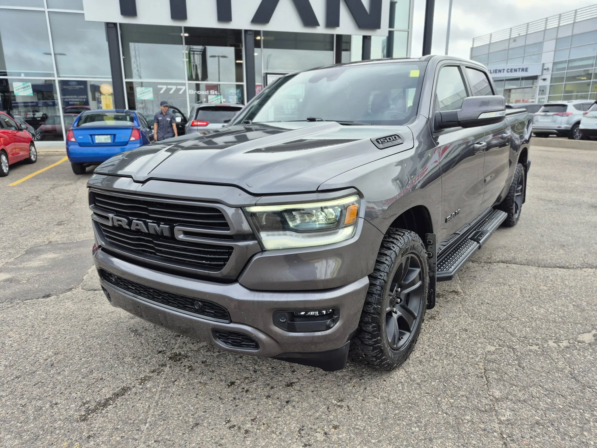 Certified Used 2022 Granite Crystal Metallic Ram Sport 4x4*5.7L HEMI | Htd Seats | Htd Wheel | Nav | Alpine Audio | Park Assist | Tow Pkg | CarPlay image 3