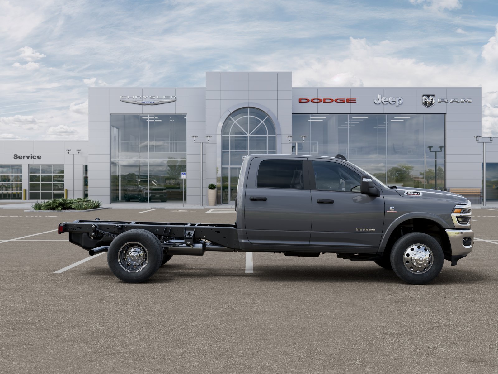 New 2026 Ceramic Gray Clear-Coat Exterior Paint RAM Tradesman image 53