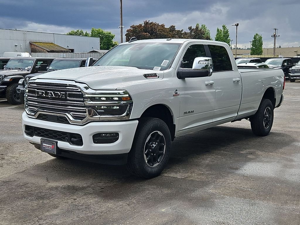 New 2026 Bright White Clear-Coat Exterior Paint RAM Laramie image 3