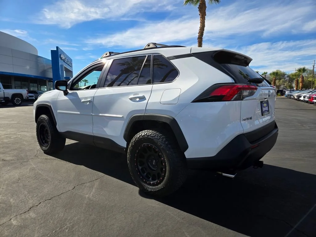 Used 2021 Super White Toyota LE image 4