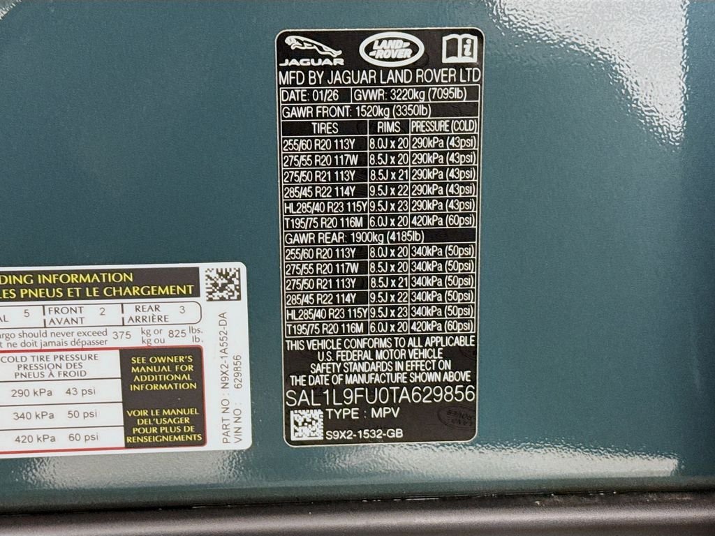 New 2026 Giola Green Land Rover Dynamic SE image 32