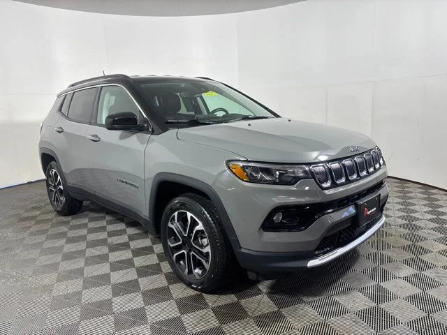 Certified Used 2022 Gray Jeep Limited image 1