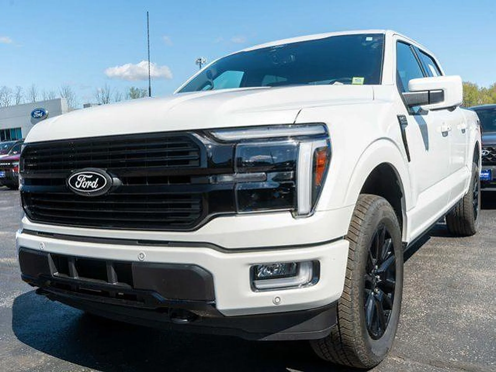 Used 2025 Star White Metallic Tri-Coat Ford Platinum image 2