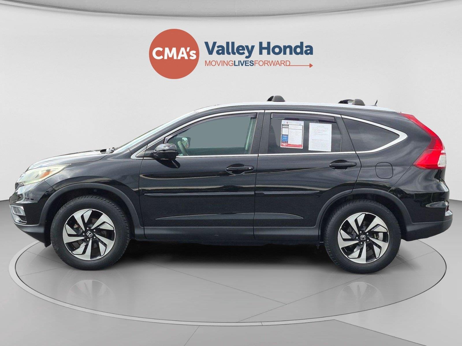 Used 2015 Crystal Black Pearl Honda Touring image 2