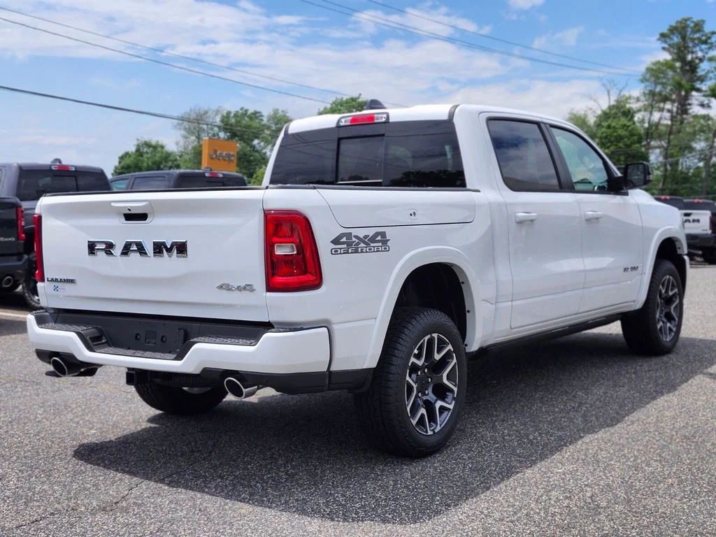 New 2026 Bright White Clear-Coat Exterior Paint RAM Laramie image 5
