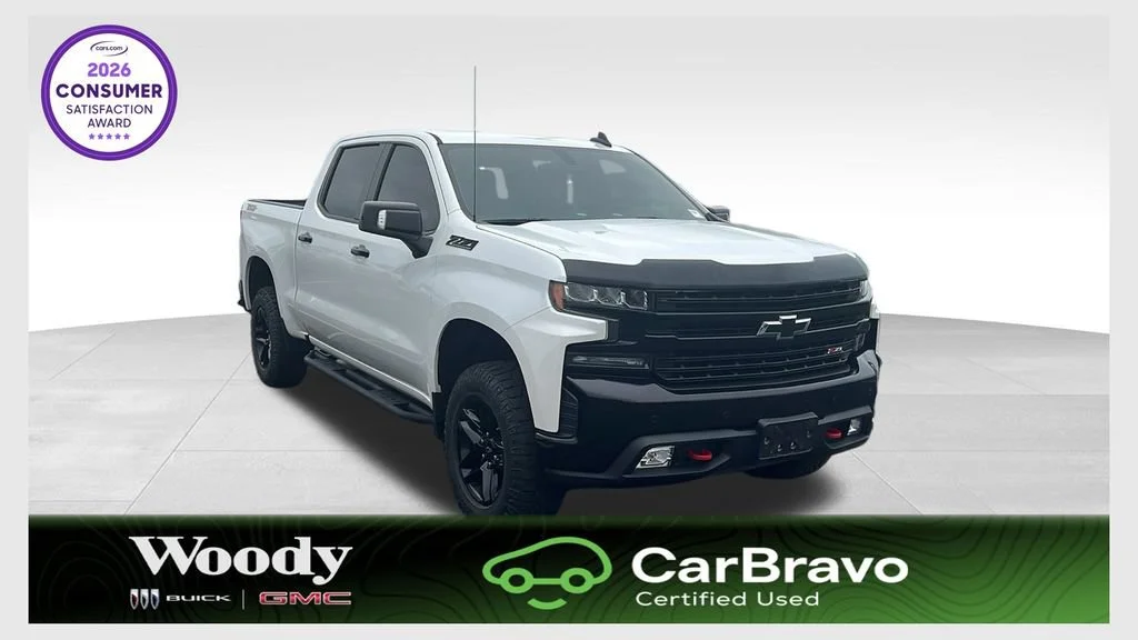 Certified Used 2021 IRIDESCENT PEARL TRICOAT Chevrolet LT Trail Boss image 1