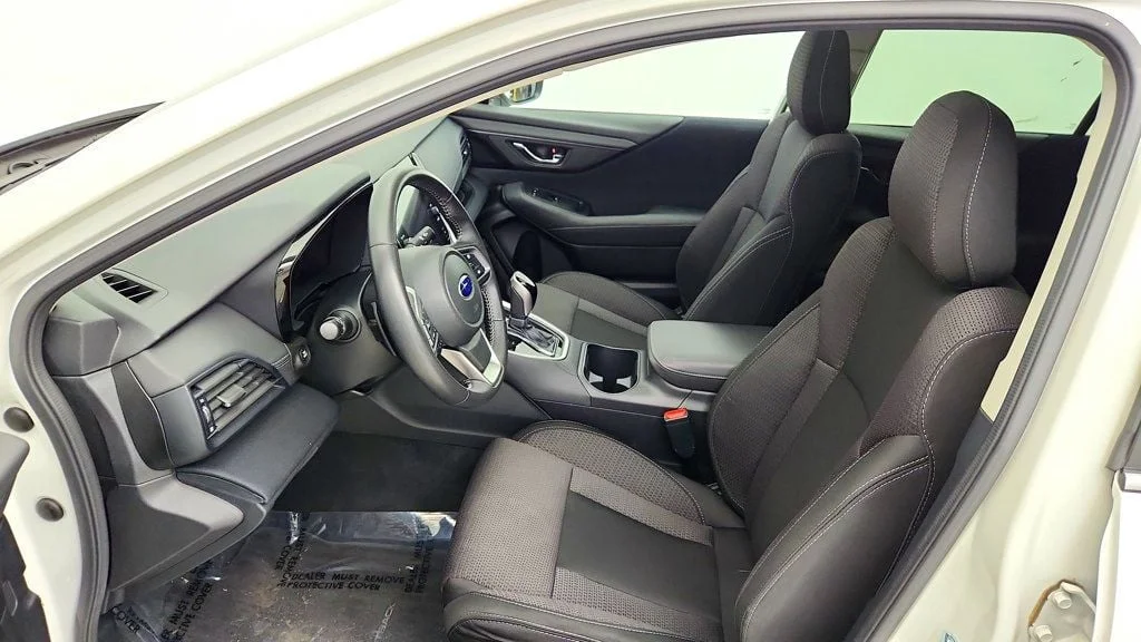 Used 2025 Crystal White Pearl Subaru Premium AWD w/ Moonroof, Navigation, Blind Spot & Keyless Start image 20