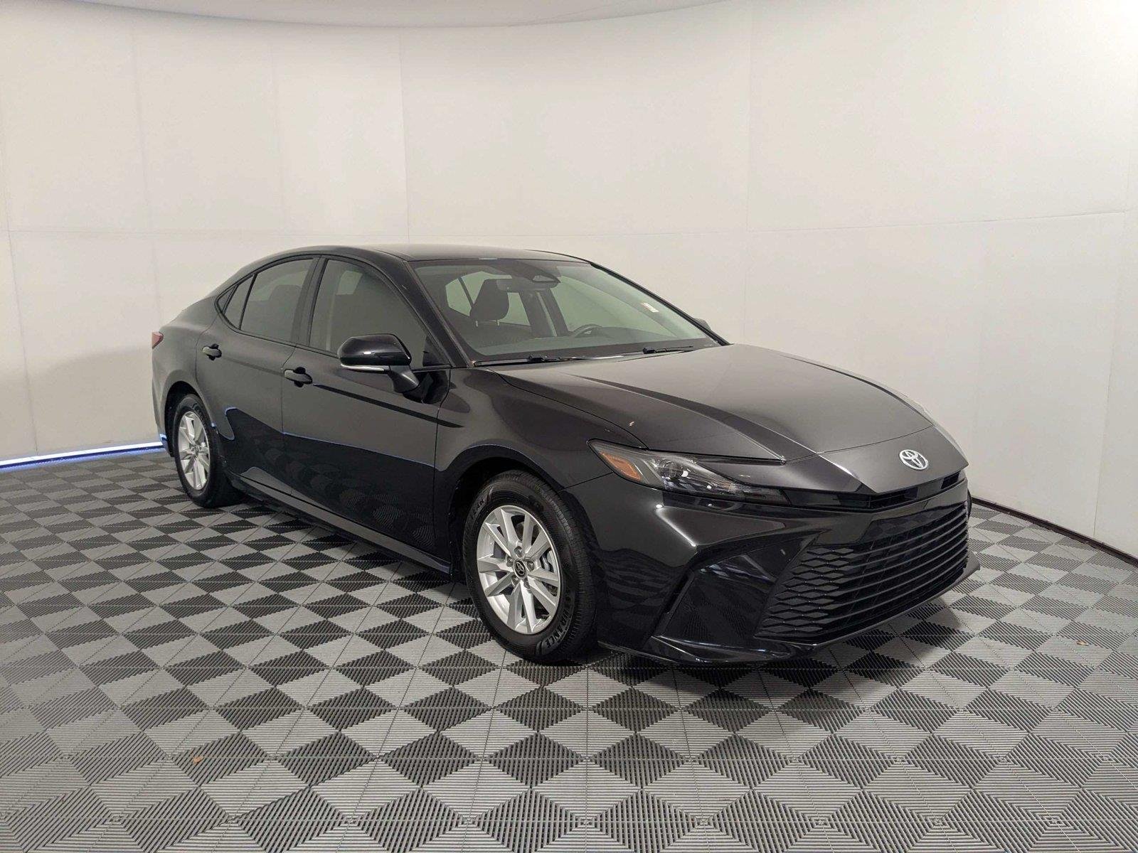 Used 2025 Midnight Black Metallic Toyota LE image 3