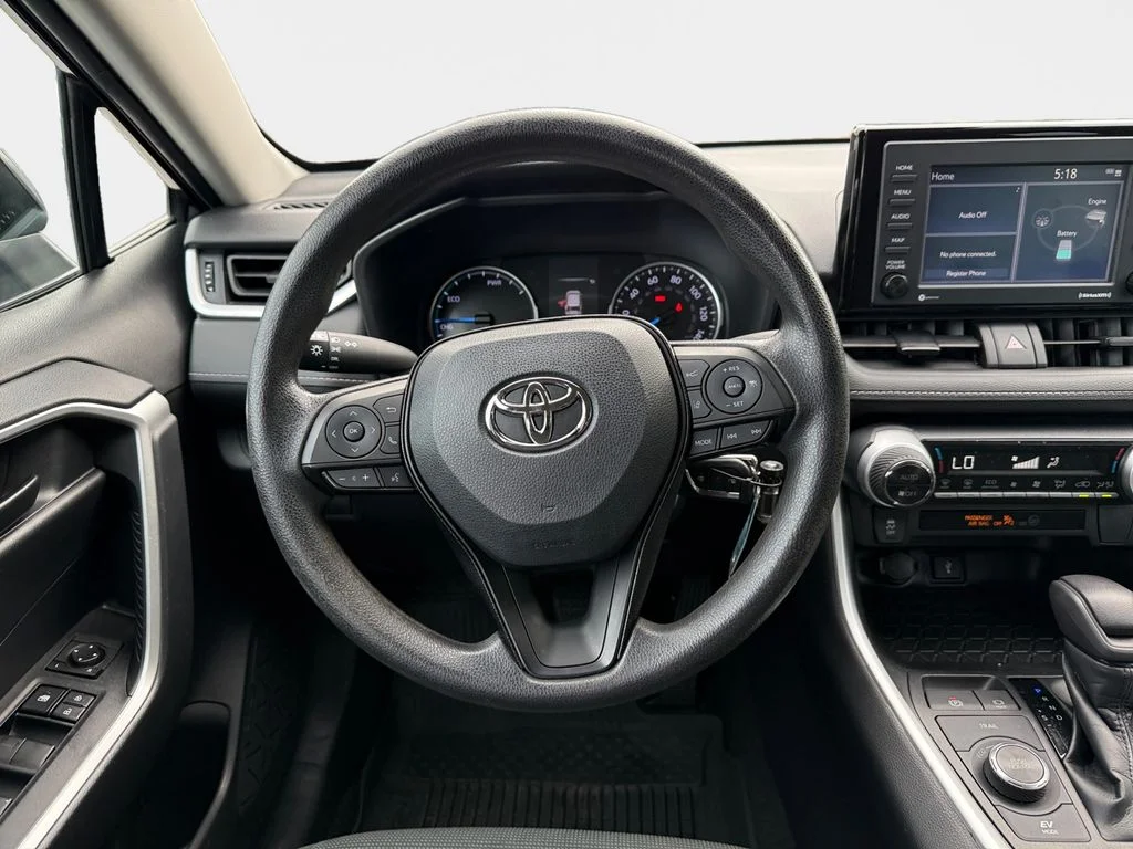Used 2021 Midnight Black Metallic Toyota LE image 11