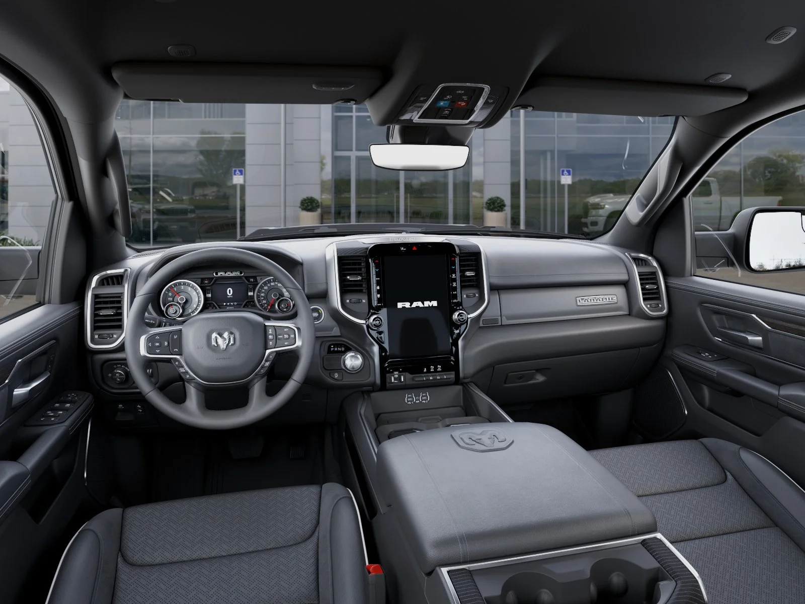 New 2026 Bright White Clear-Coat Exterior Paint RAM Laramie image 14