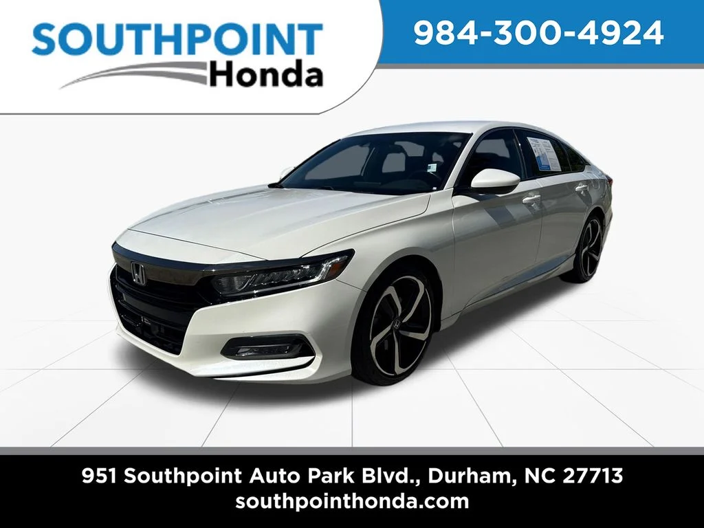 Certified Used 2019 Platinum White Pearl Honda Sport image 3