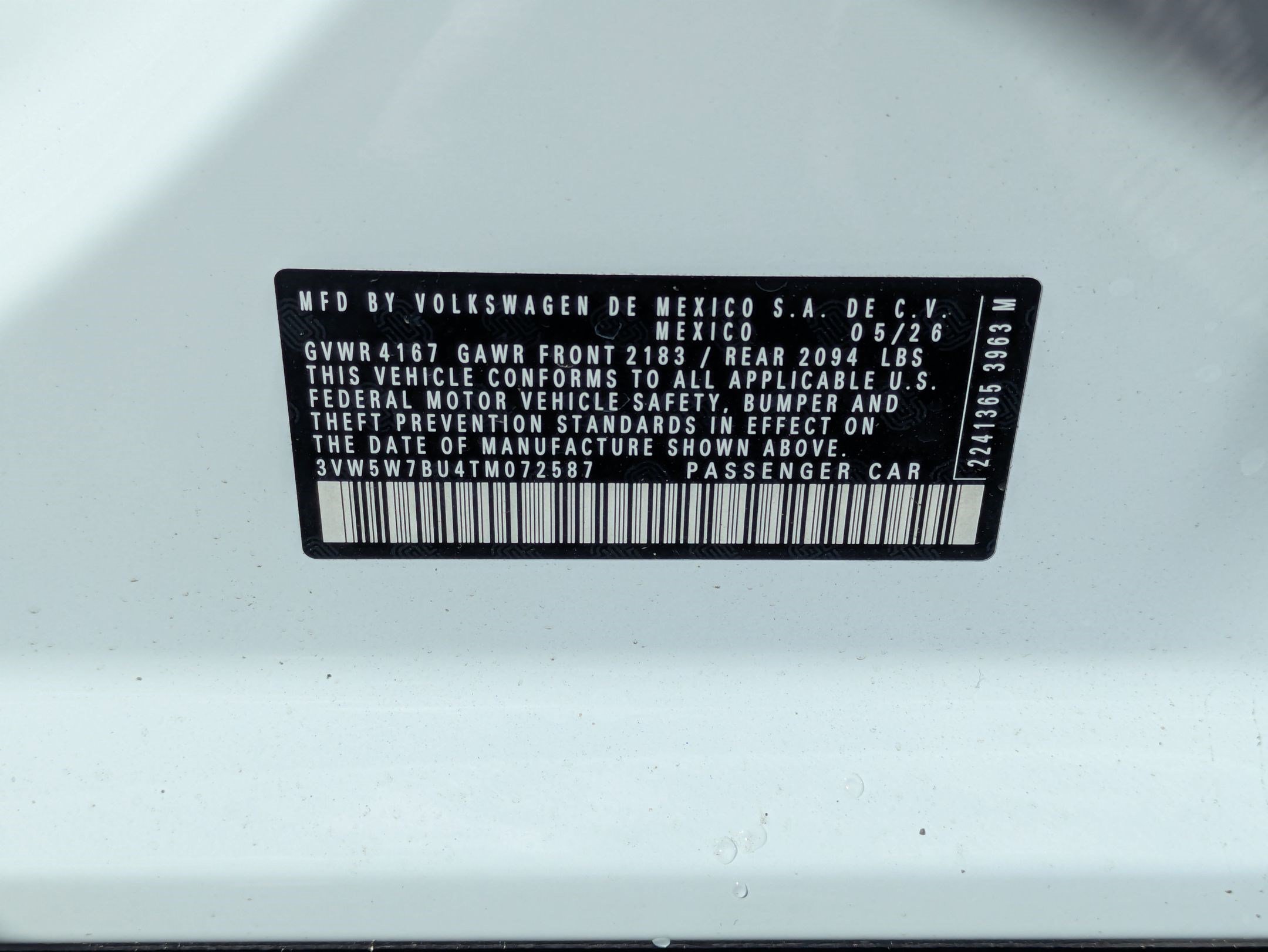 New 2026 Pure White Volkswagen S image 16