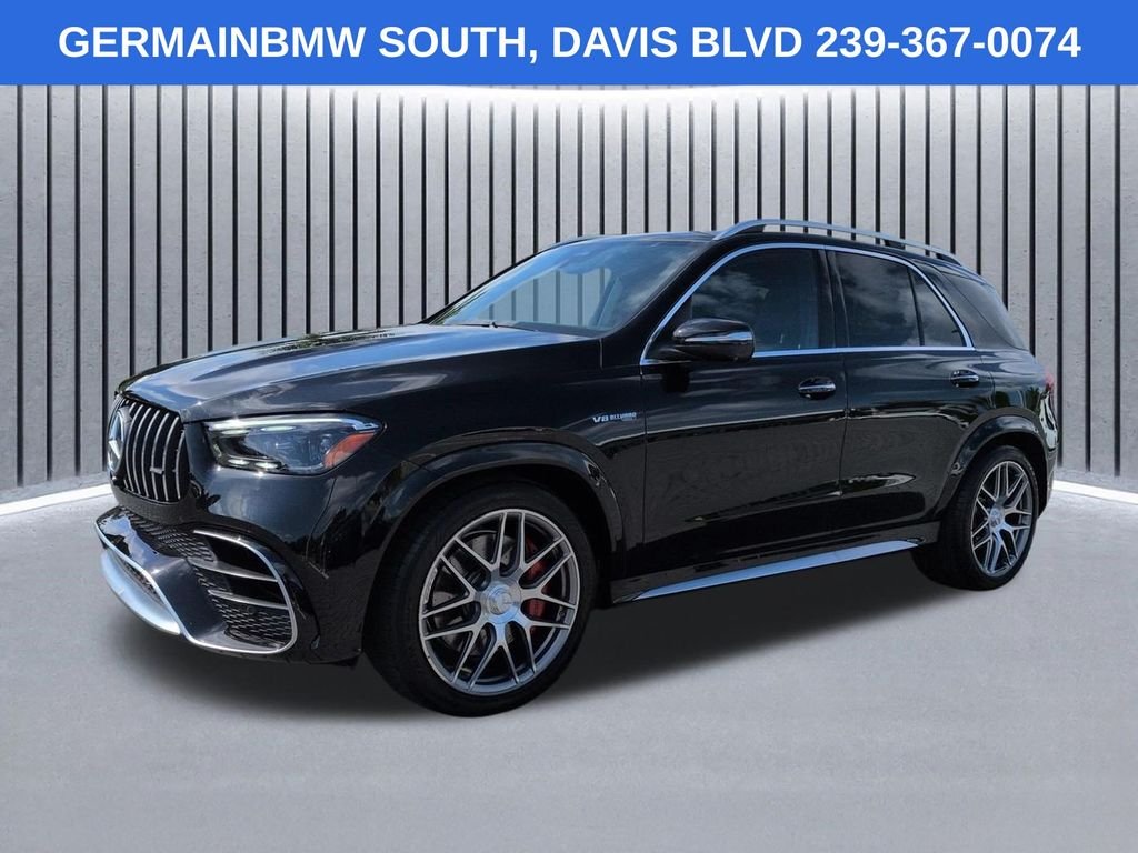 Used 2024 Obsidian Black Metallic Mercedes-Benz GLE 63 S AMG® image 1
