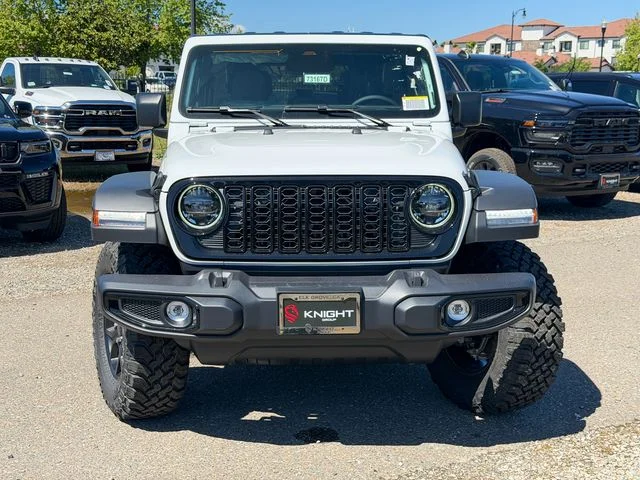 New 2026 Bright White Clear-Coat Exterior Paint Jeep Willys image 3
