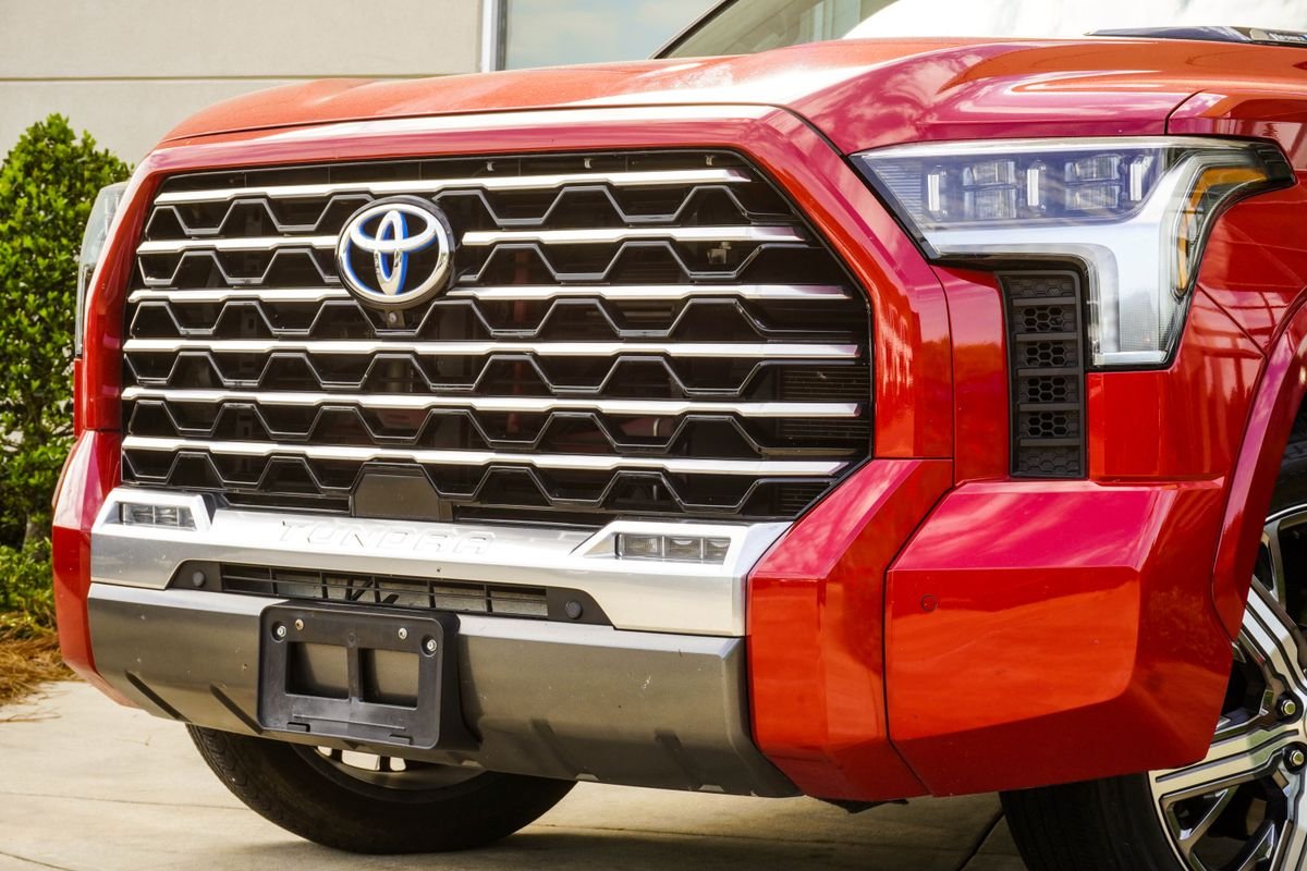 Used 2023 Red Toyota Capstone image 2