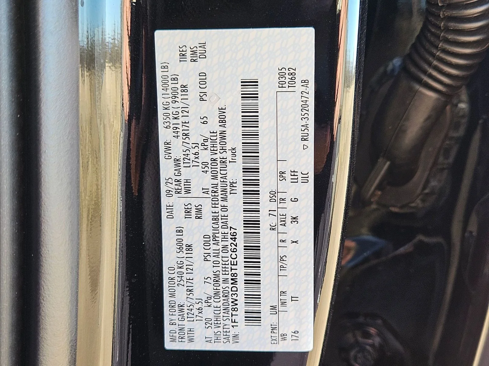 New 2026 Agate Black Metallic Ford F-350® Platinum® image 25