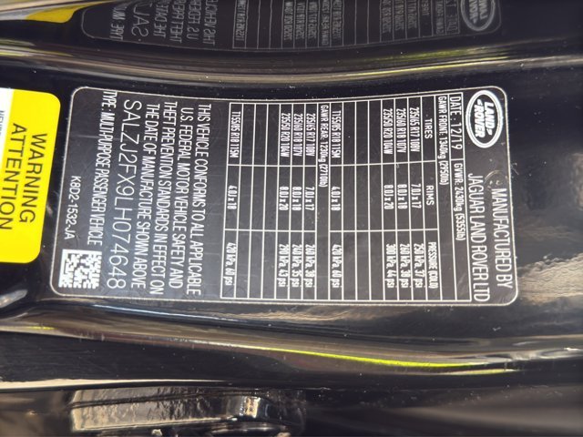 Used 2020 Black Land Rover S image 24
