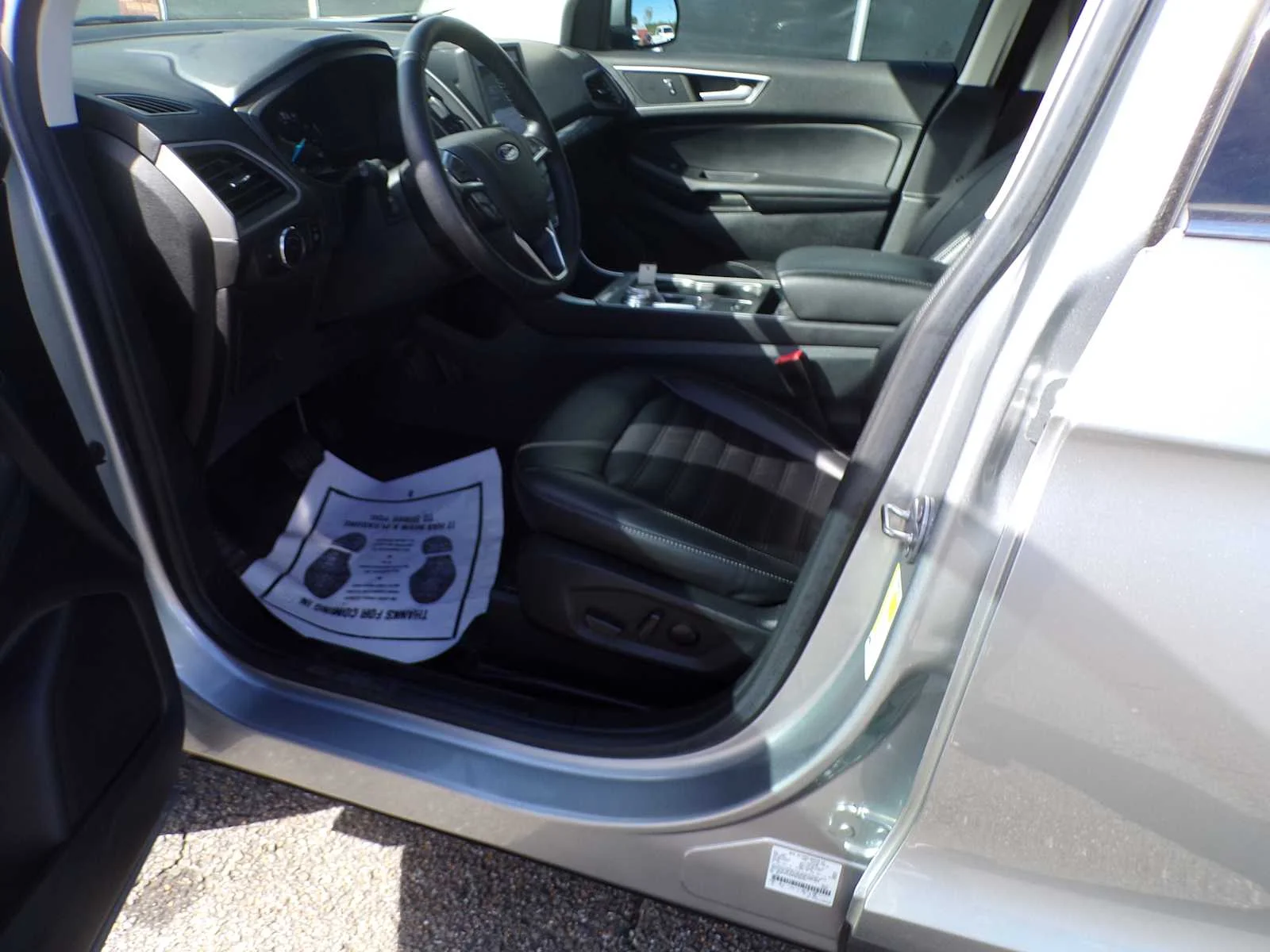 Used 2023 Iconic Silver Metallic Ford SEL image 12