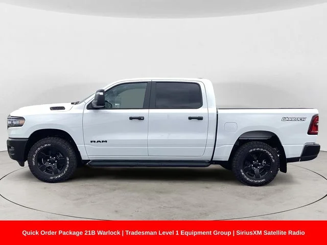 New 2026 Bright White Clearcoat Ram WARLOCK CREW CAB 4X4 5