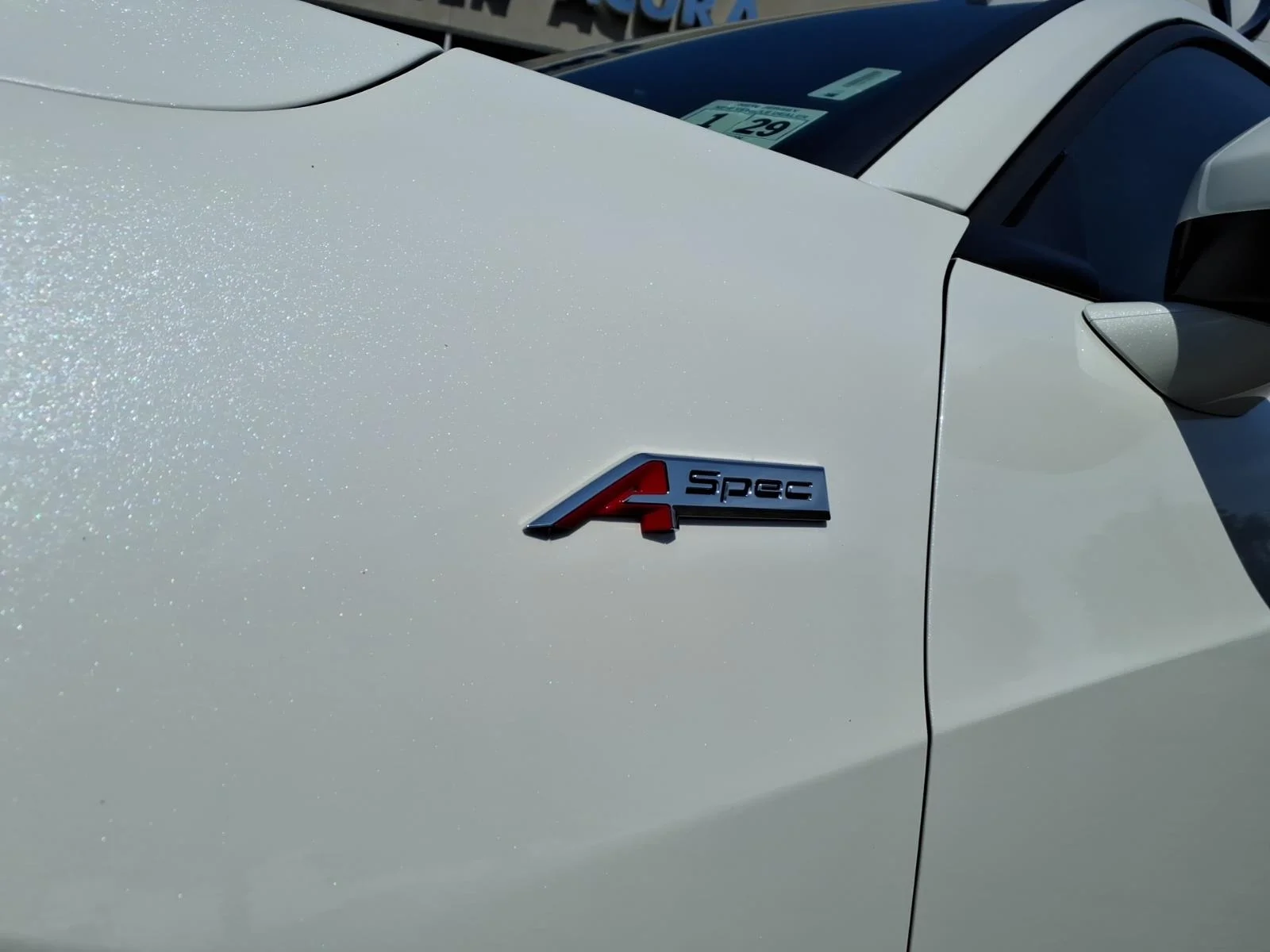 Used 2024 Platinum White Pearl Acura A-SPEC TECH image 7