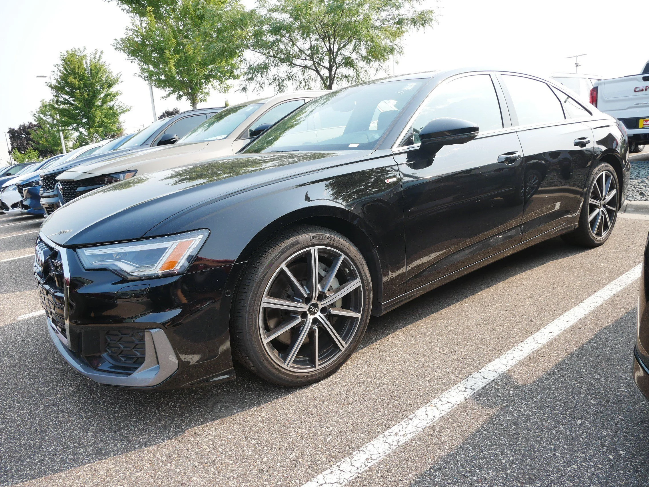 Used 2024 Mythos Black Metallic Audi Premium Plus image 3