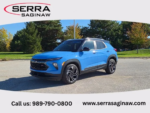 Certified Used 2024 Blue Chevrolet RS image 1