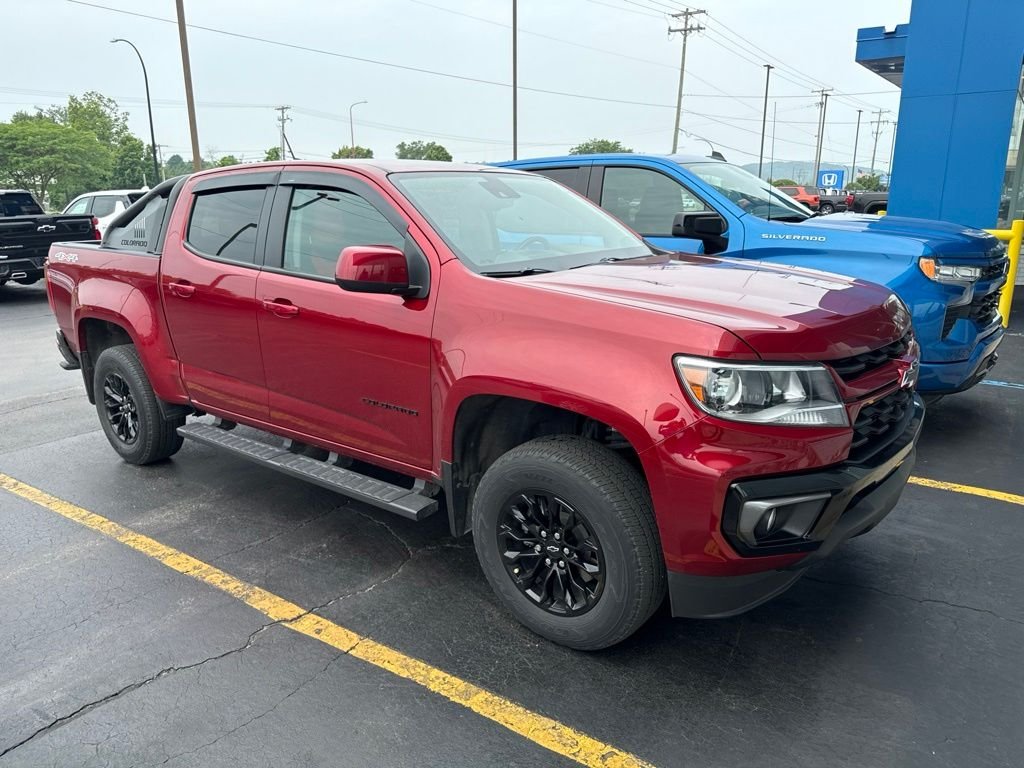 Used 2022 Cherry Red Tintcoat Chevrolet LT image 3