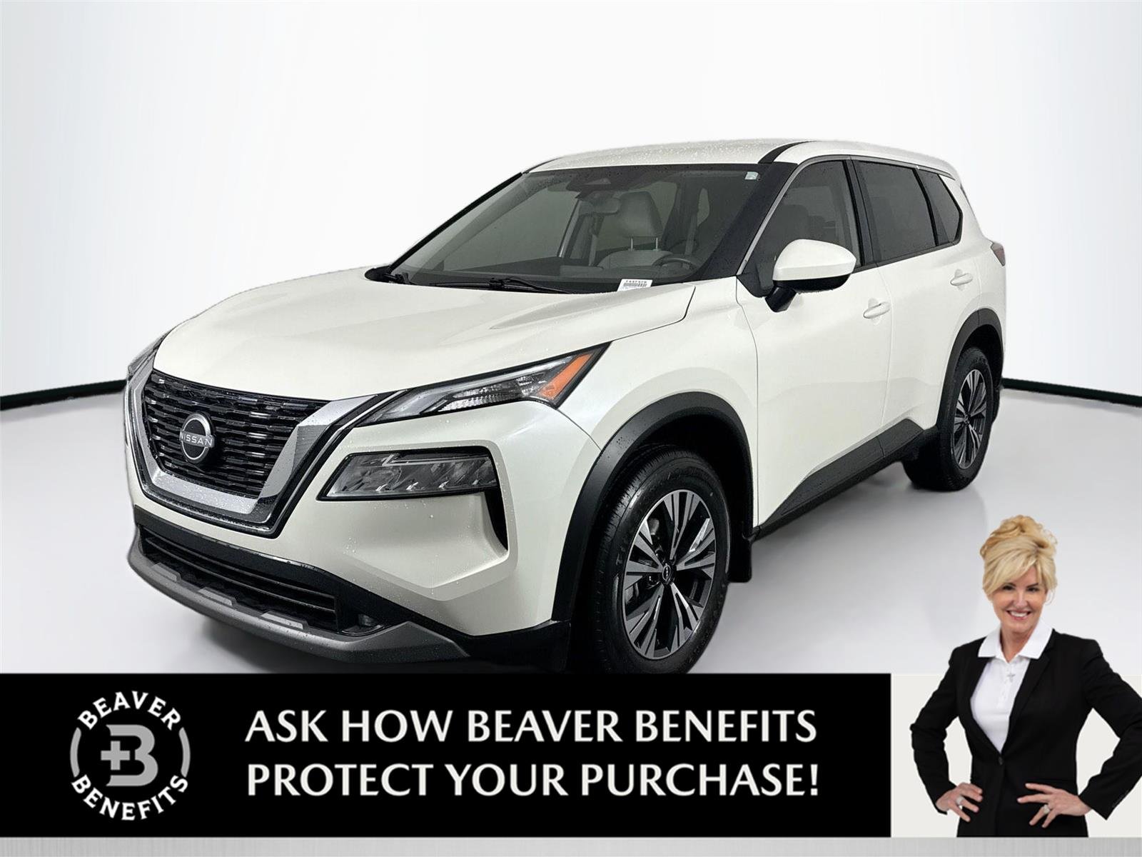 Used 2023 Pearl White Tricoat Nissan SV image 1