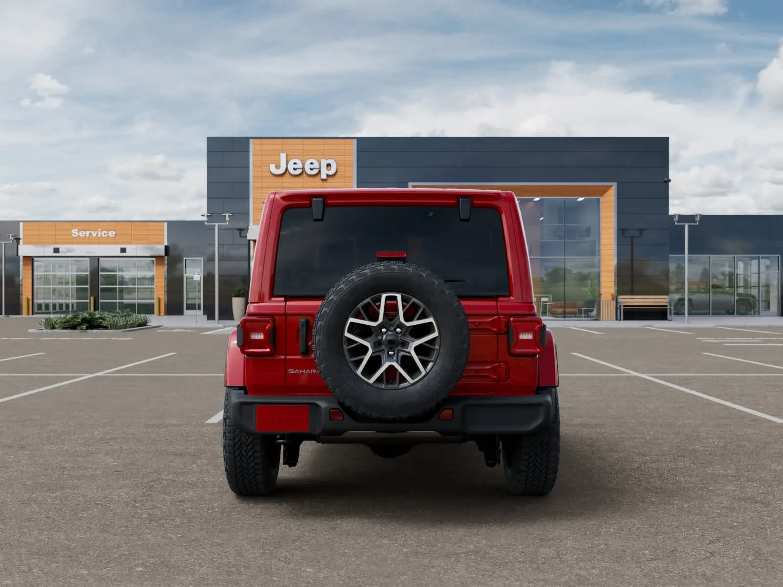 New 2026 Firecracker Red Clearcoat Jeep Sahara image 7