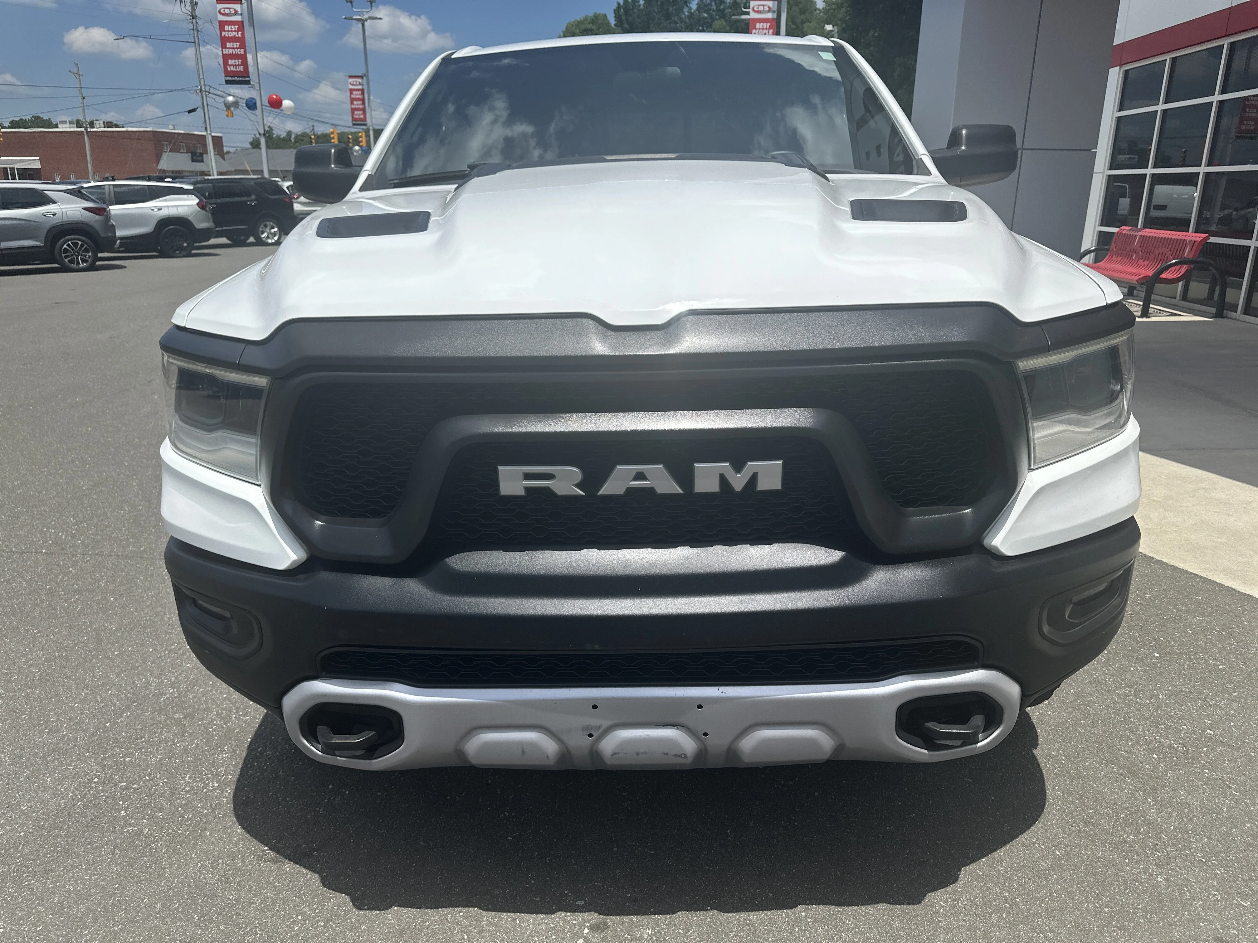 Used 2019 Bright White Clearcoat Ram Rebel image 3