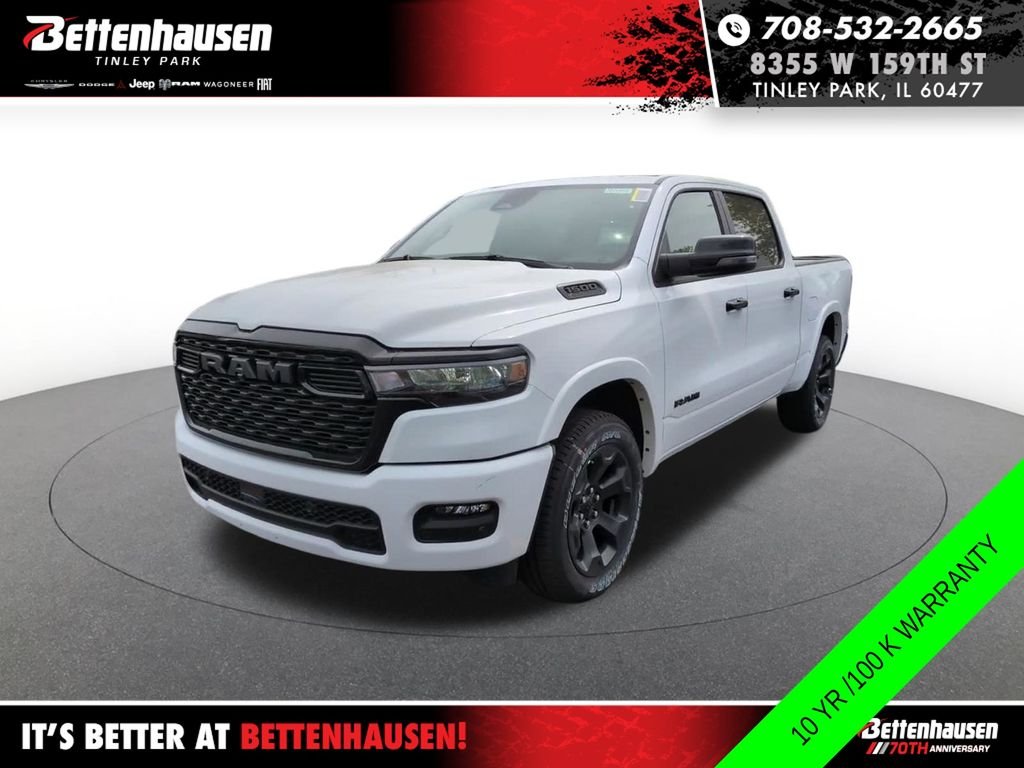 New 2026 Bright White Clear-Coat Exterior Paint RAM Big Horn/Lone Star image 15