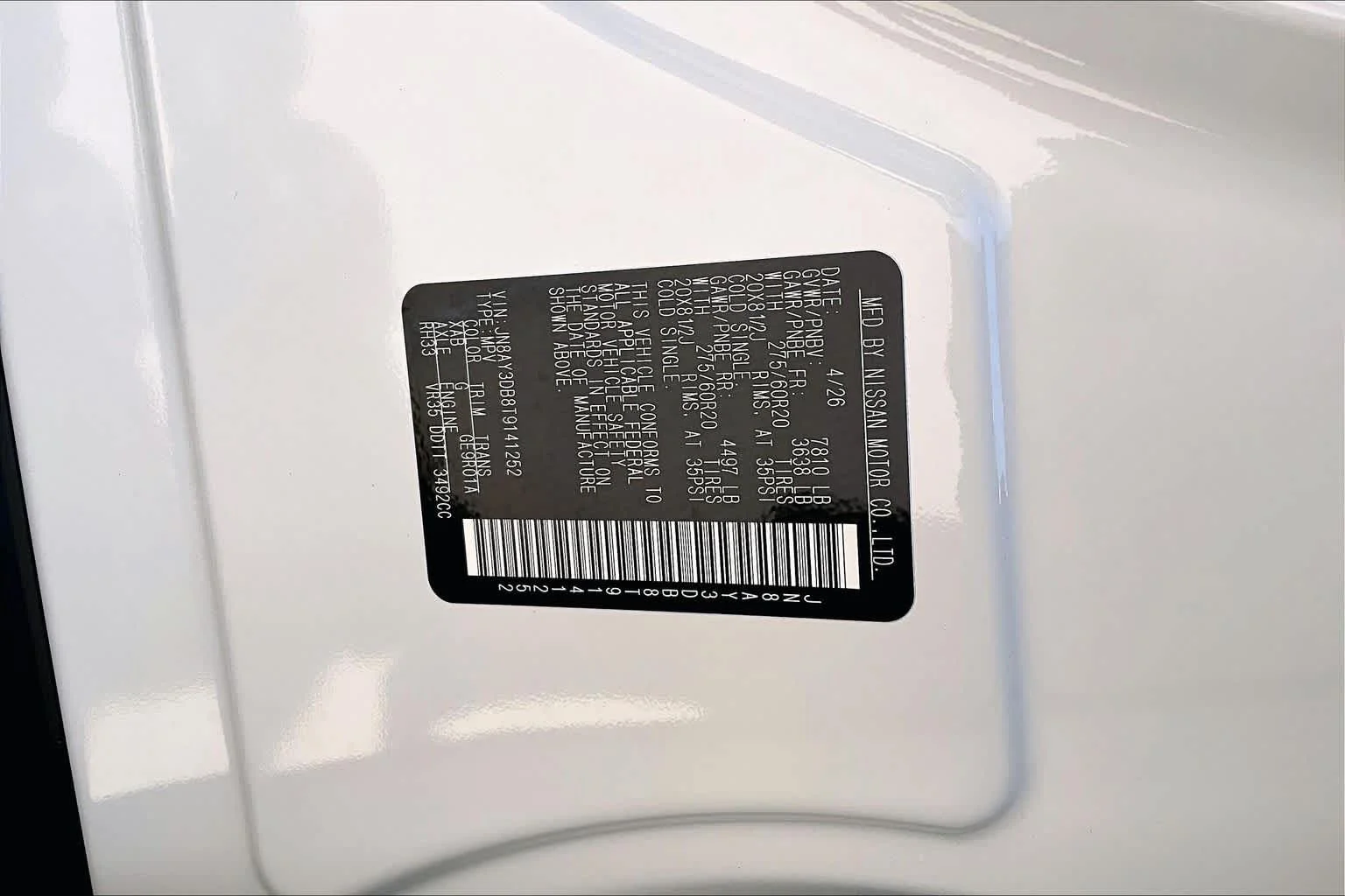 New 2026 2T WHT BLK XABG Nissan PRO-4X image 19