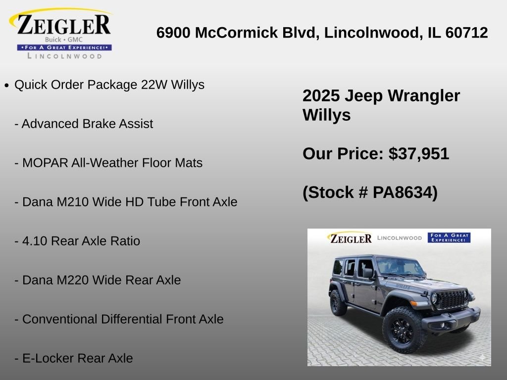 Used 2025 Gray Jeep Willys image 6
