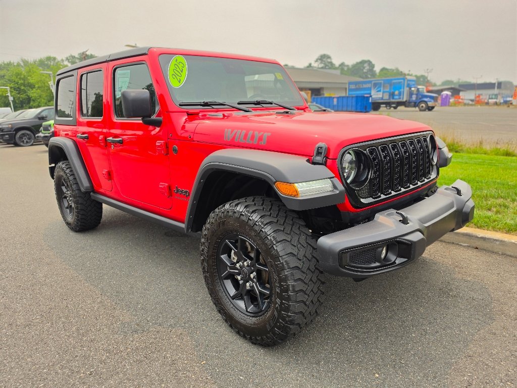 Used 2025 Firecracker Red Clear Coat Jeep Willys image 22