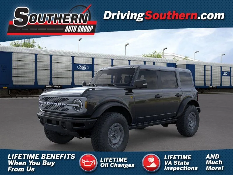 New 2025 Shadow Black Ford Badlands image 1