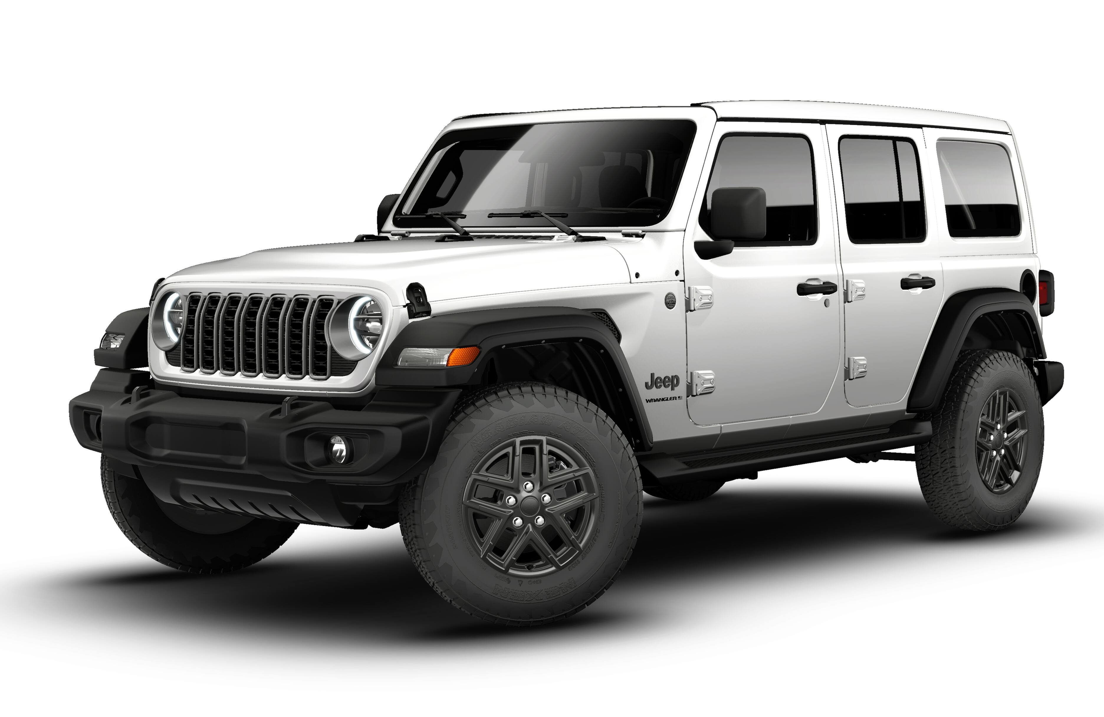 New 2026 Bright White Clear-Coat Exterior Paint Jeep Sport S image 13